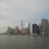 View of Downtown Manhattan from the Staten Island ferry