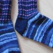 Blue socks