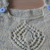 Baby Bag with crochet edging