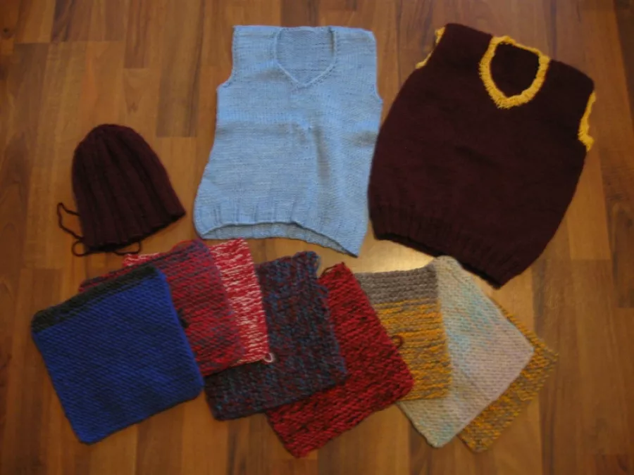 Last charity knits in 2012